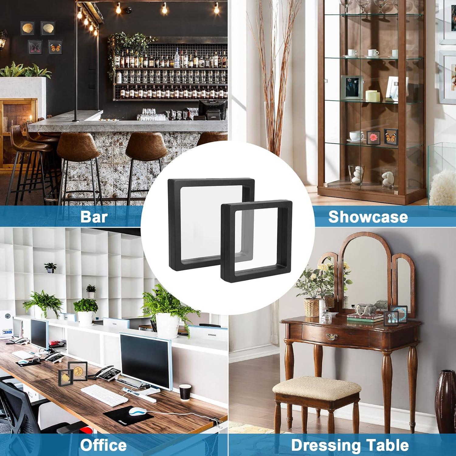 Soporte de Exhibición Flotante 3D Linkstyle, Joyería Transparente