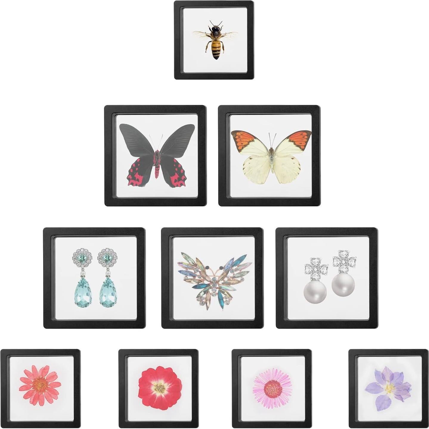 Soporte de Exhibición Flotante 3D Linkstyle, Joyería Transparente