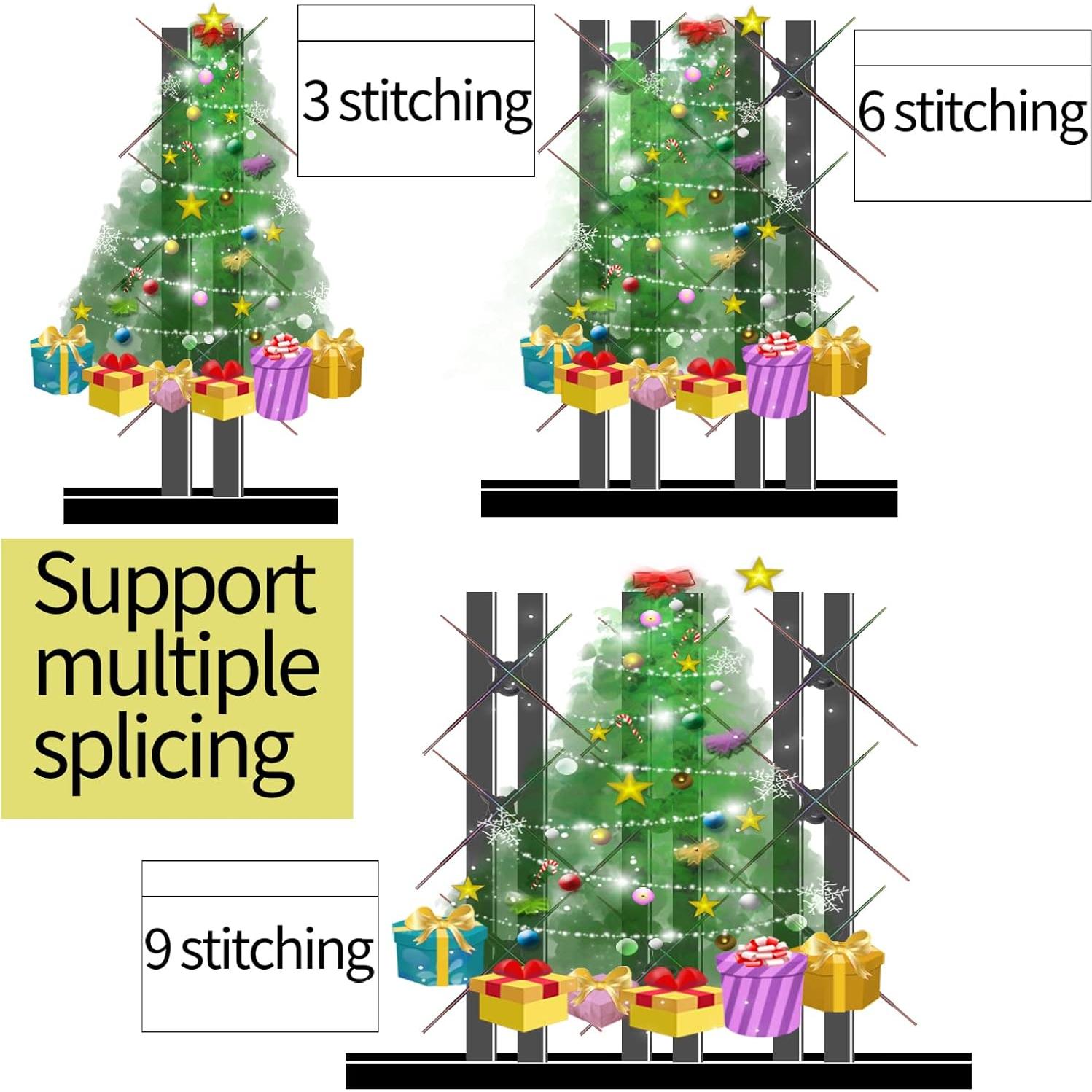 Ventilador Holográfico 3D Missyou 100 cm con Control Remoto