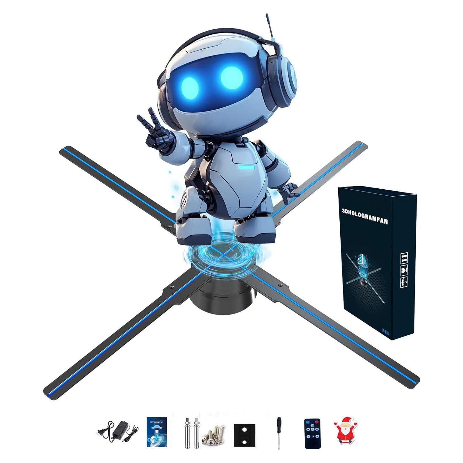 Ventilador Holográfico 3D Hologram 18.1" 510 LEDs Wifi