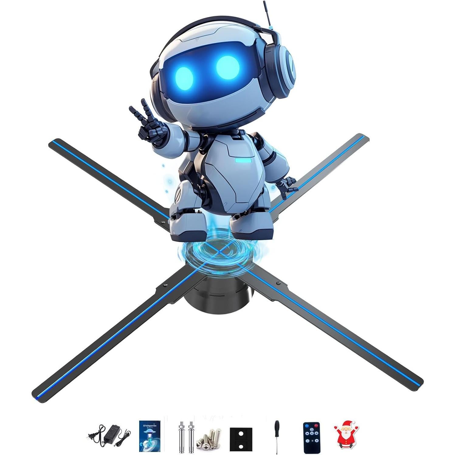 Ventilador Holográfico 3D Hologram 18.1" 510 LEDs Wifi