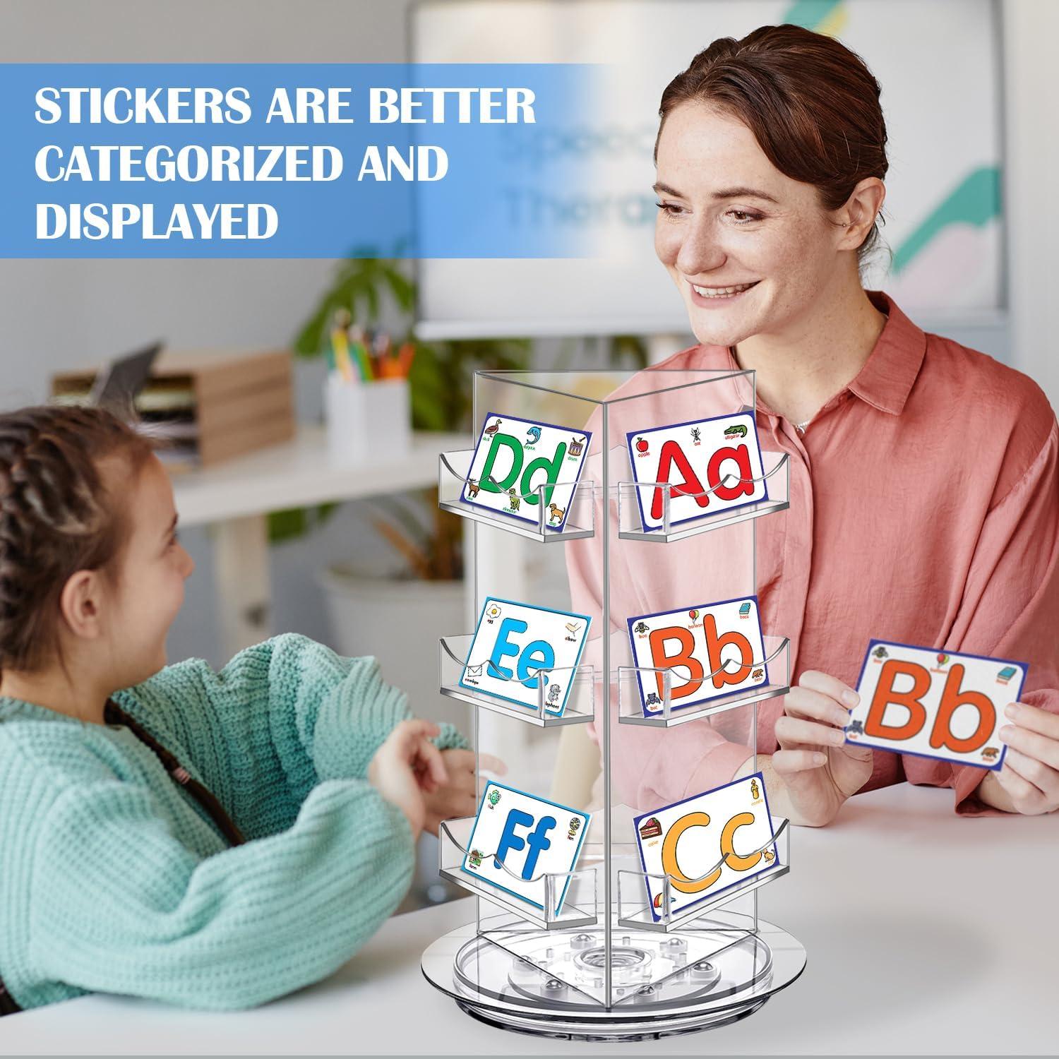 Soporte de Exhibición Giratorio Aottom 3 Niveles Acrílico