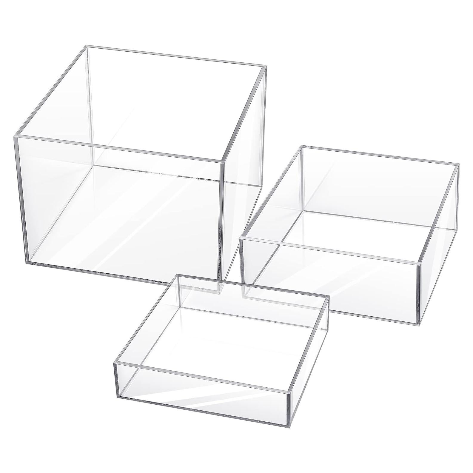 Juego de 3 Soportes Acrílicos Yulejo para Exhibición