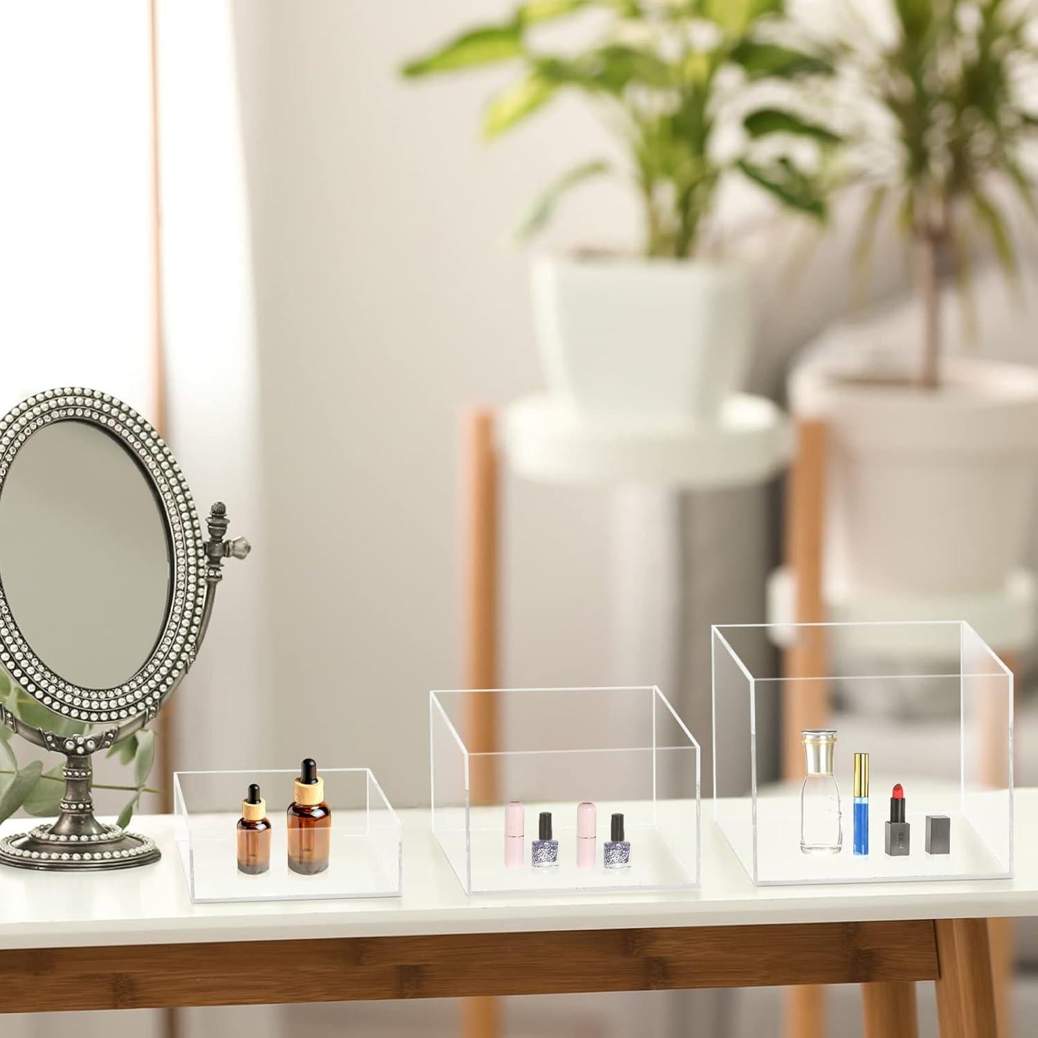 Juego de 3 Soportes Acrílicos Yulejo para Exhibición