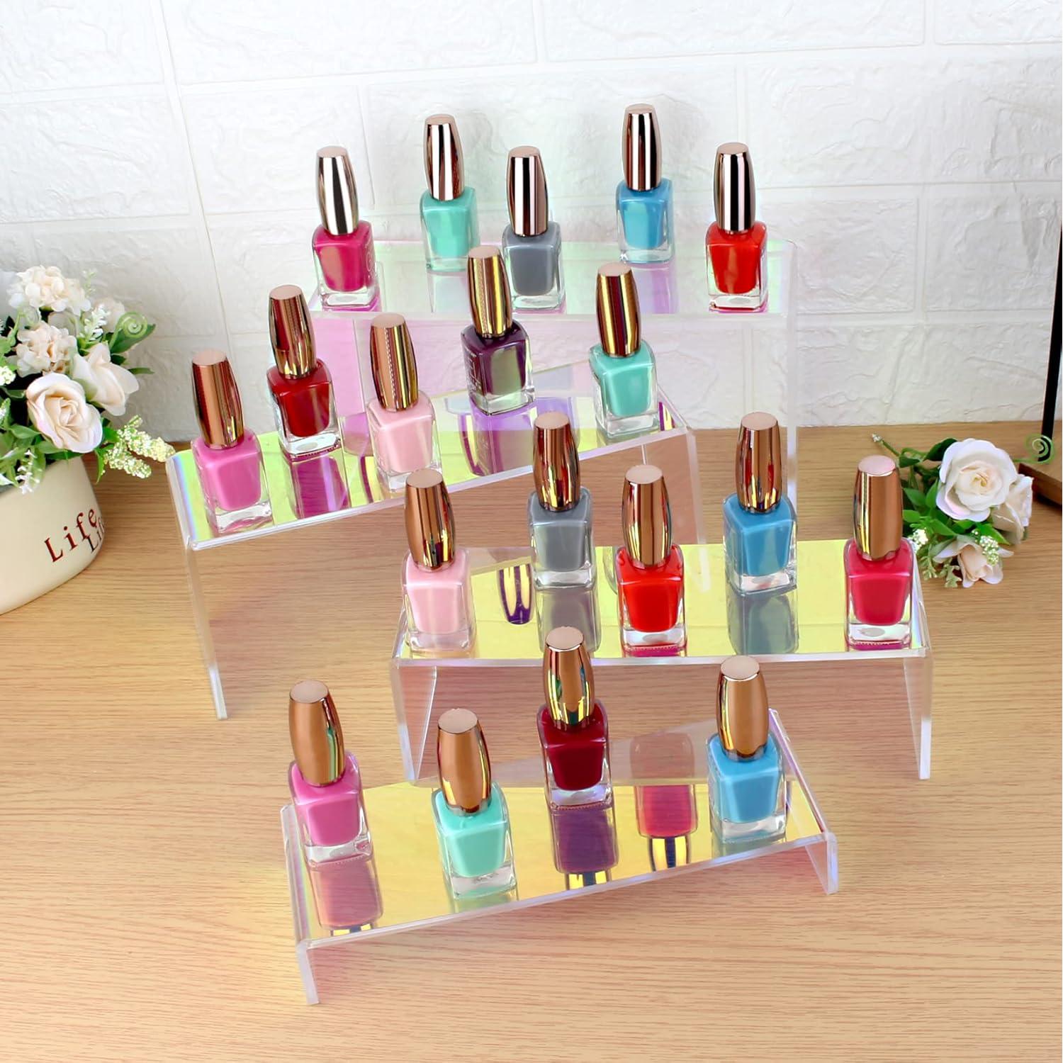 Soporte de Exhibición Acrílico Elegantlife Set de 4 Iridescente