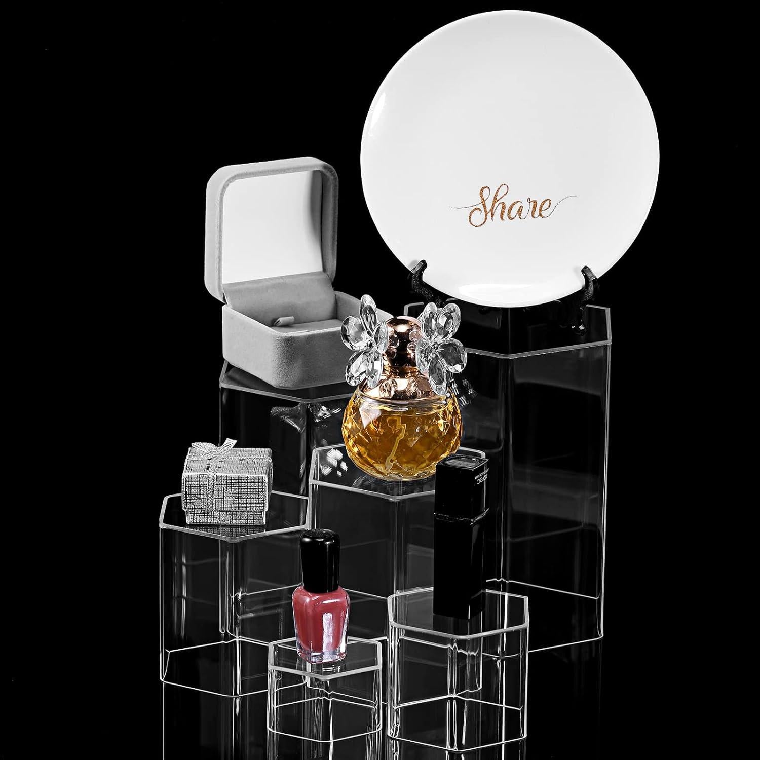 Soportes de Exhibición de Joyería Hexagonales Jetec 6 Pzas