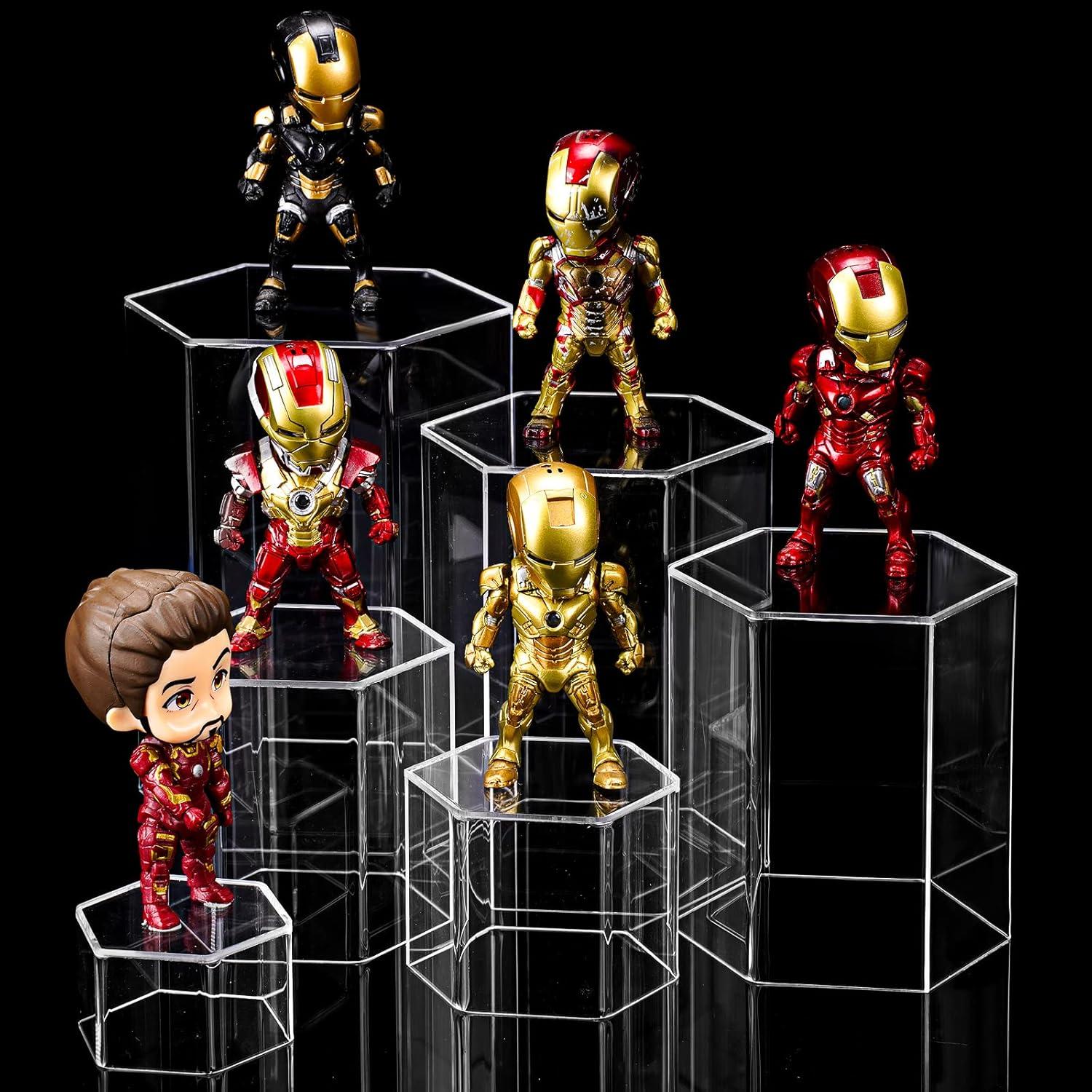 Soportes de Exhibición de Joyería Hexagonales Jetec 6 Pzas