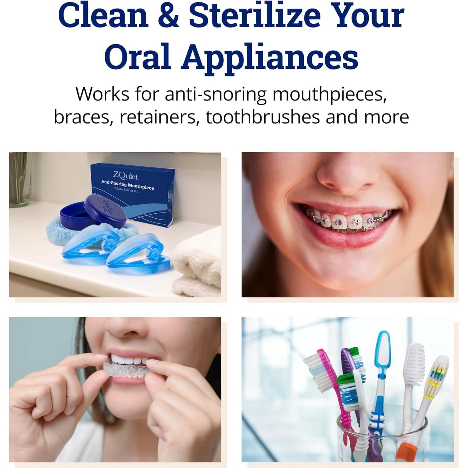 Limpiador Oral ZQuiet 42ml Aroma Menta Viaje Seguro