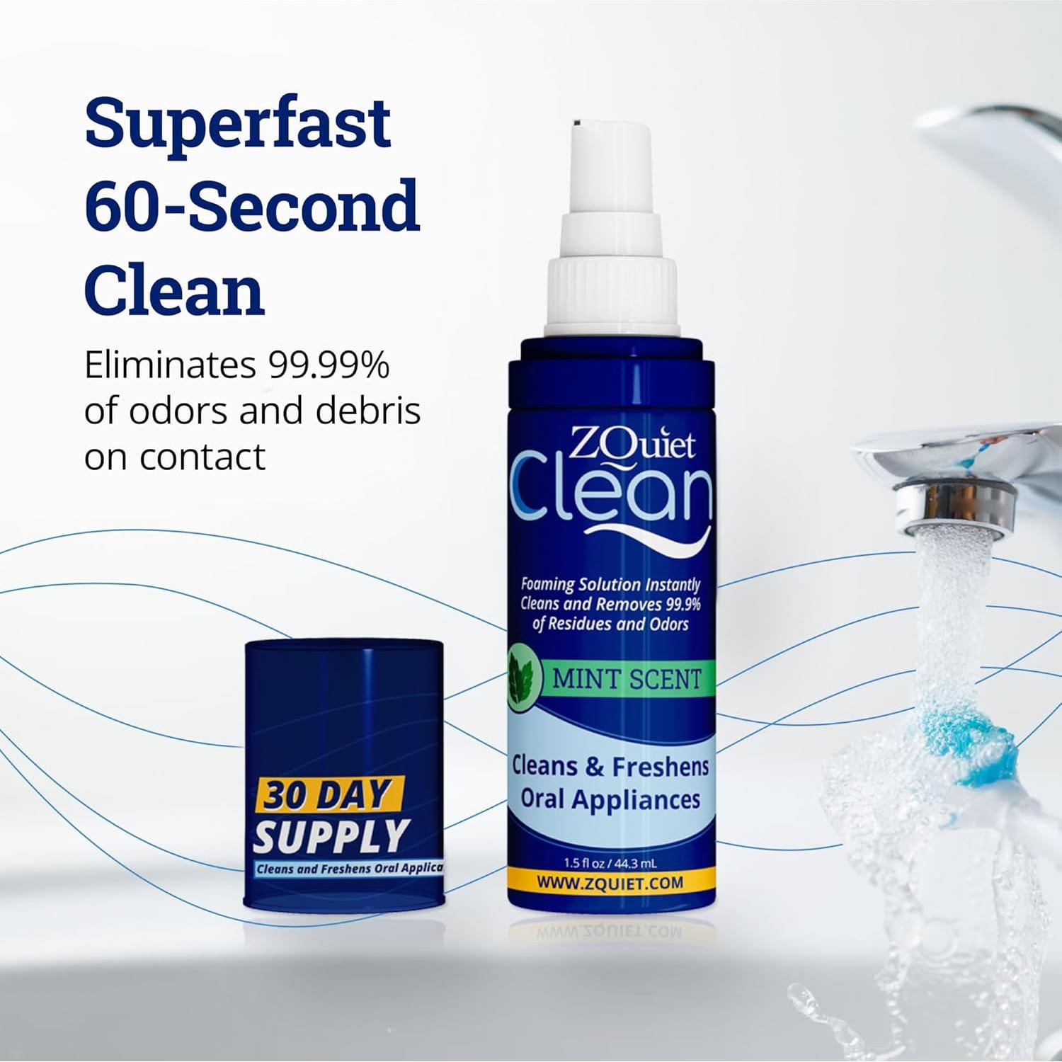 Limpiador Oral ZQuiet 42ml Aroma Menta Viaje Seguro
