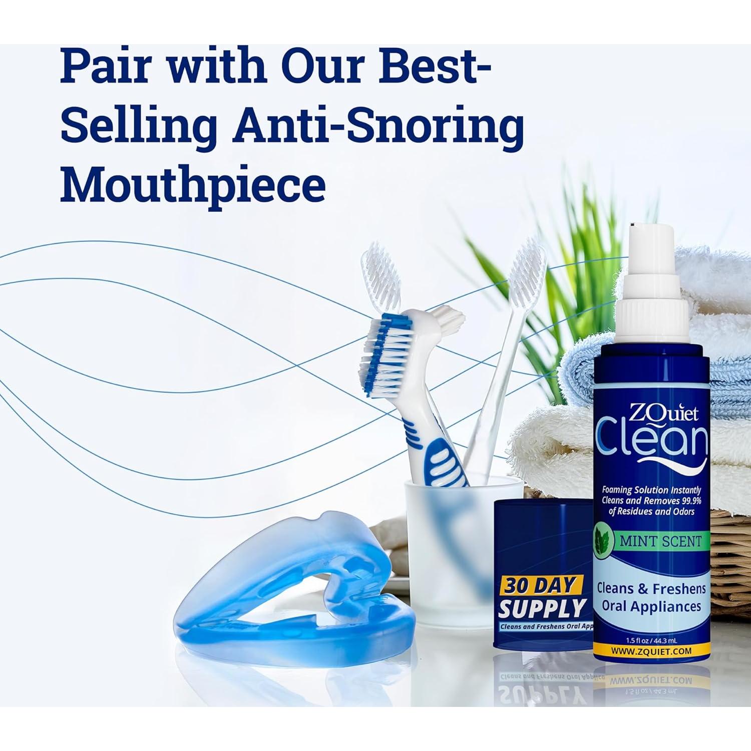 Limpiador Oral ZQuiet 42ml Aroma Menta Viaje Seguro