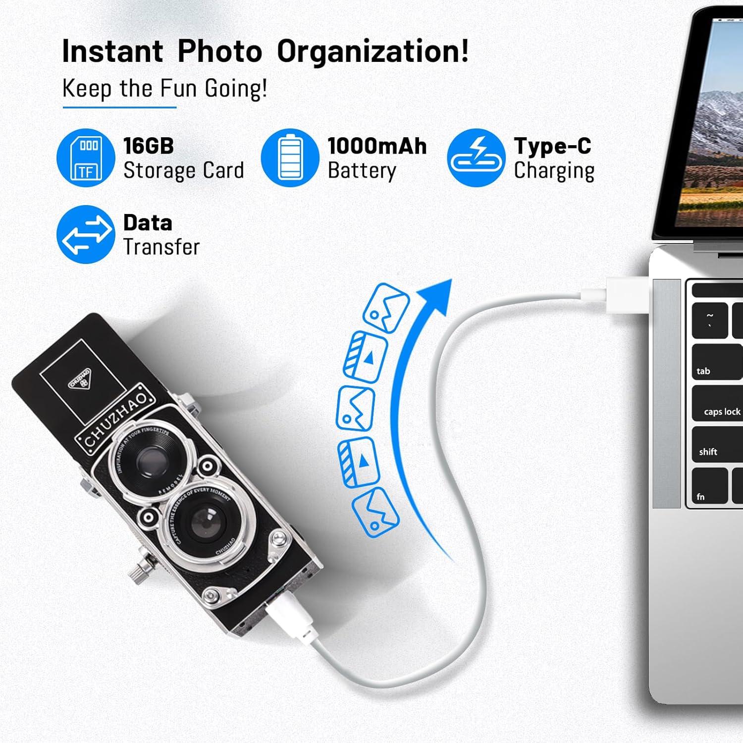 Cámara Digital Compacta Redcomets PZ-1 12MP 1080P Retro