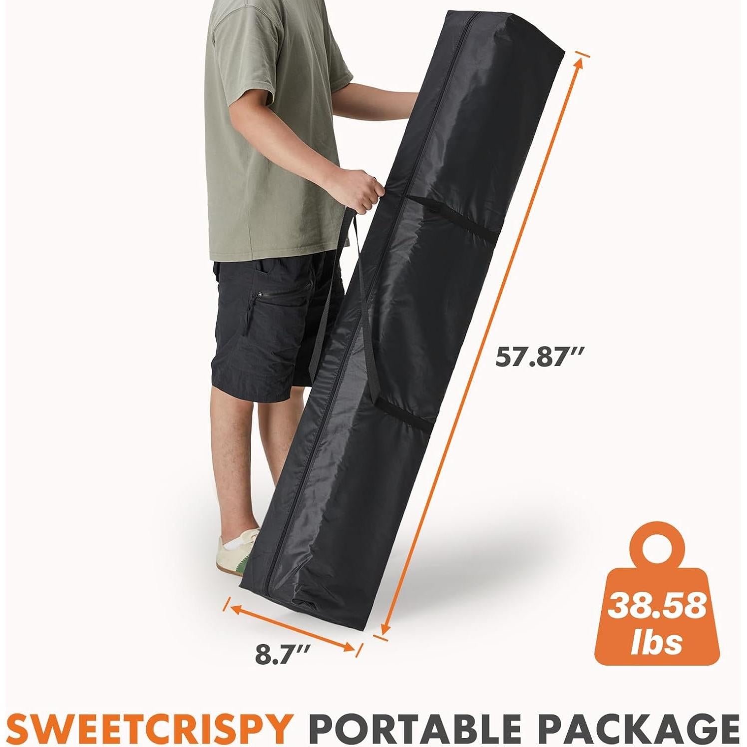 Carpa Plegable Sweetcrispy 3x3m Impermeable para Jardín