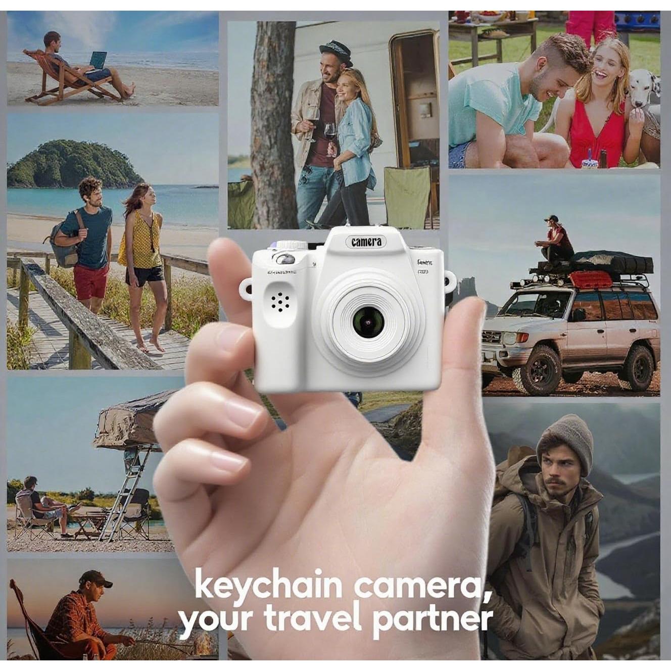 Mini Cámara Digital Retro Sniegauu B100 1080P con 32GB