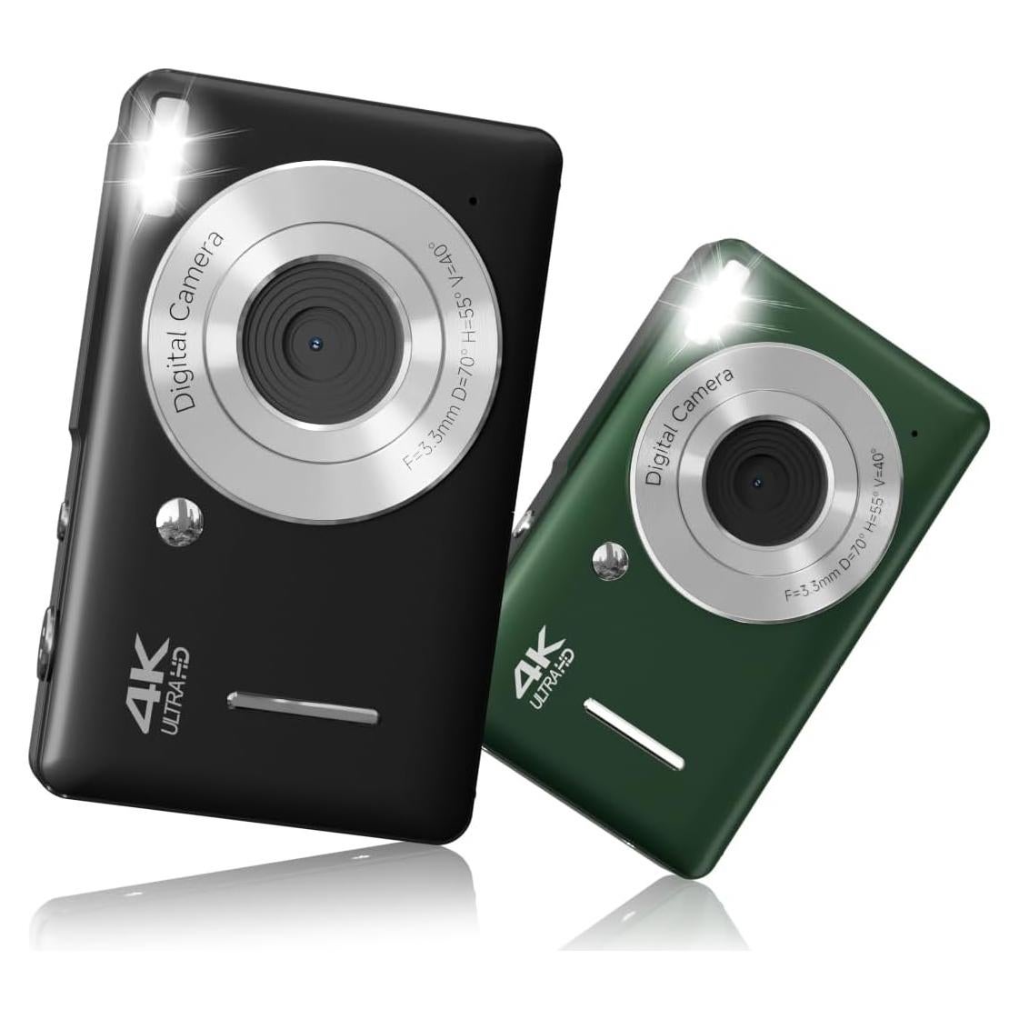 Vintage Digital Camera, FHD 1080P Digital Camera for Kids with 16X Zoom, 32GB SD Card, Face Detect, Smile Capture, Anti Shake, Compact Point and Shoot Camera Small Camera for Teens