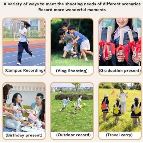 Mini Cámara Digital SENECESLI 1080P Portátil Vintage