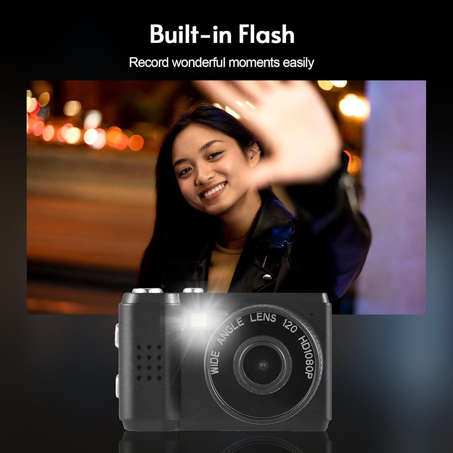 Cámara Digital Mini Andoer 1080P con Pantalla LCD