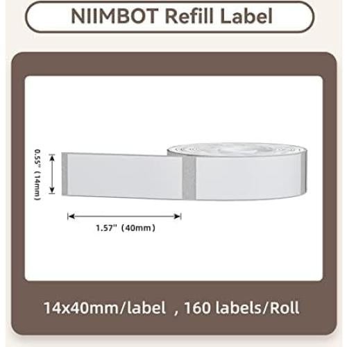 Etiquetas Térmicas NIIMBOT D11/D110 160 Unidades 14x40mm
