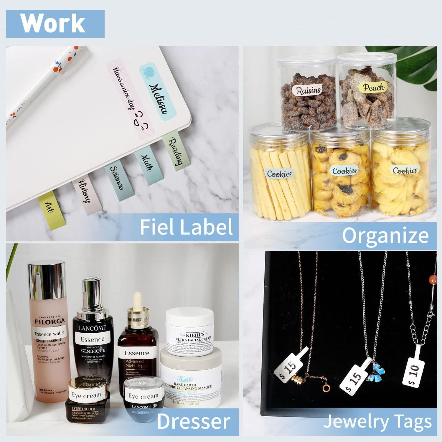 160 Etiquetas Adhesivas Impermeables LMASBLTER 14x40mm