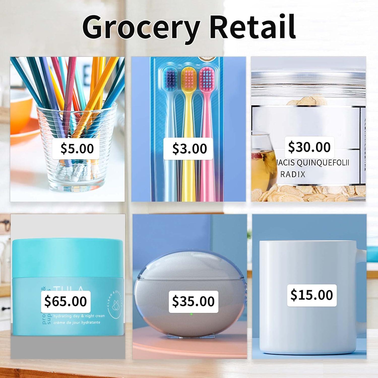 Cinta Etiquetadora NIIMBOT 15x30mm 6 Rollos Papel Blanco