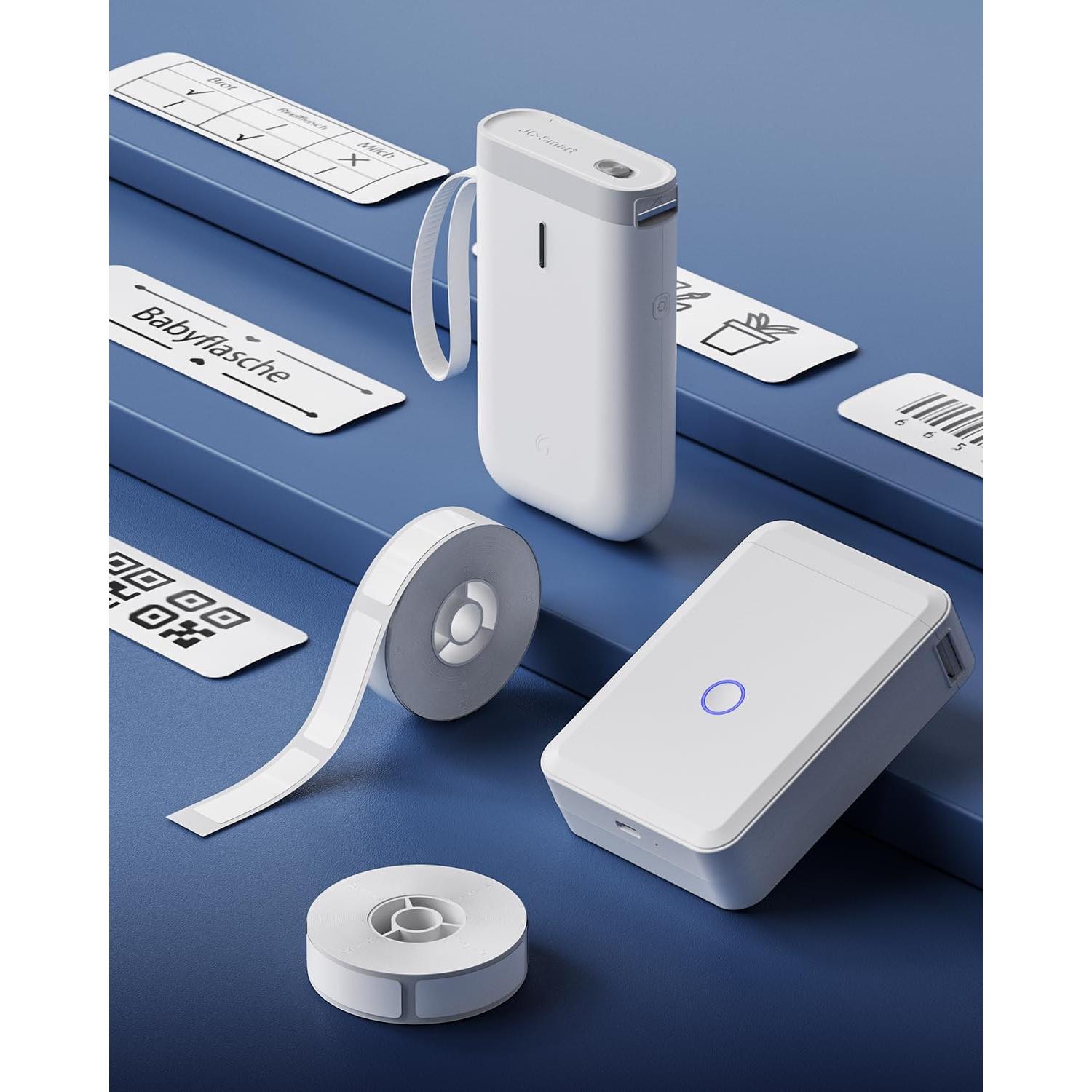 Cinta de Etiquetas NIIMBOT D11 D110 14x60mm Blanca 110/Rollo