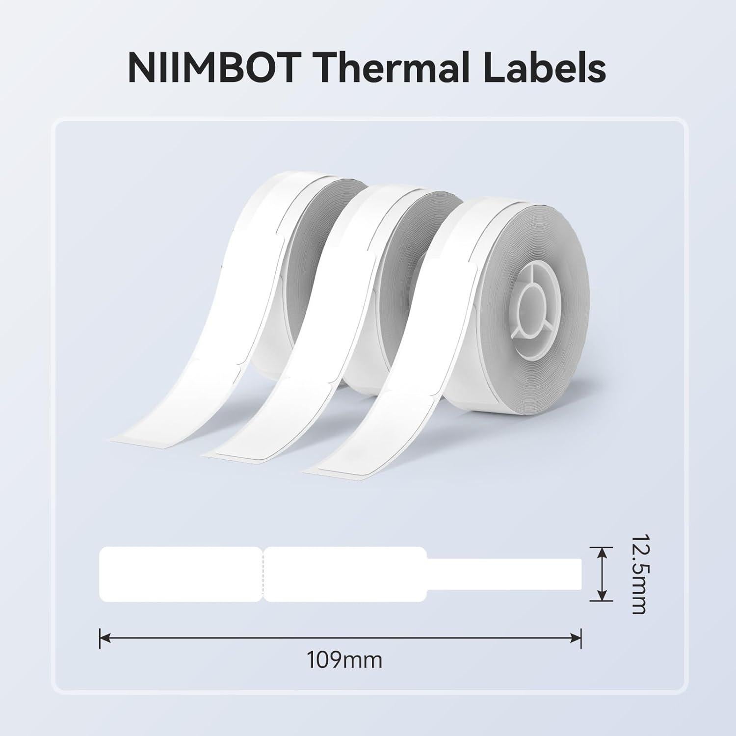 Máquina de Etiquetas NIIMBOT D110 Bluetooth 12.5mm - 3 Rollos