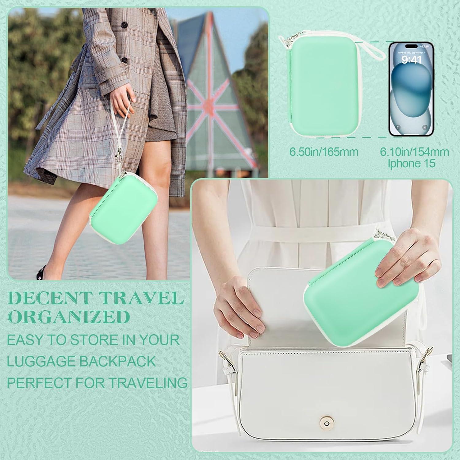 Funda Verde para Impresoras de Etiquetas Teyomi D30 D35 P21 D110