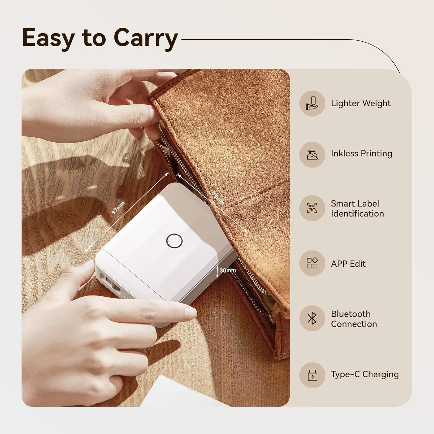 Máquina de Etiquetas NIIMBOT D110 Mini Bluetooth 12x40mm