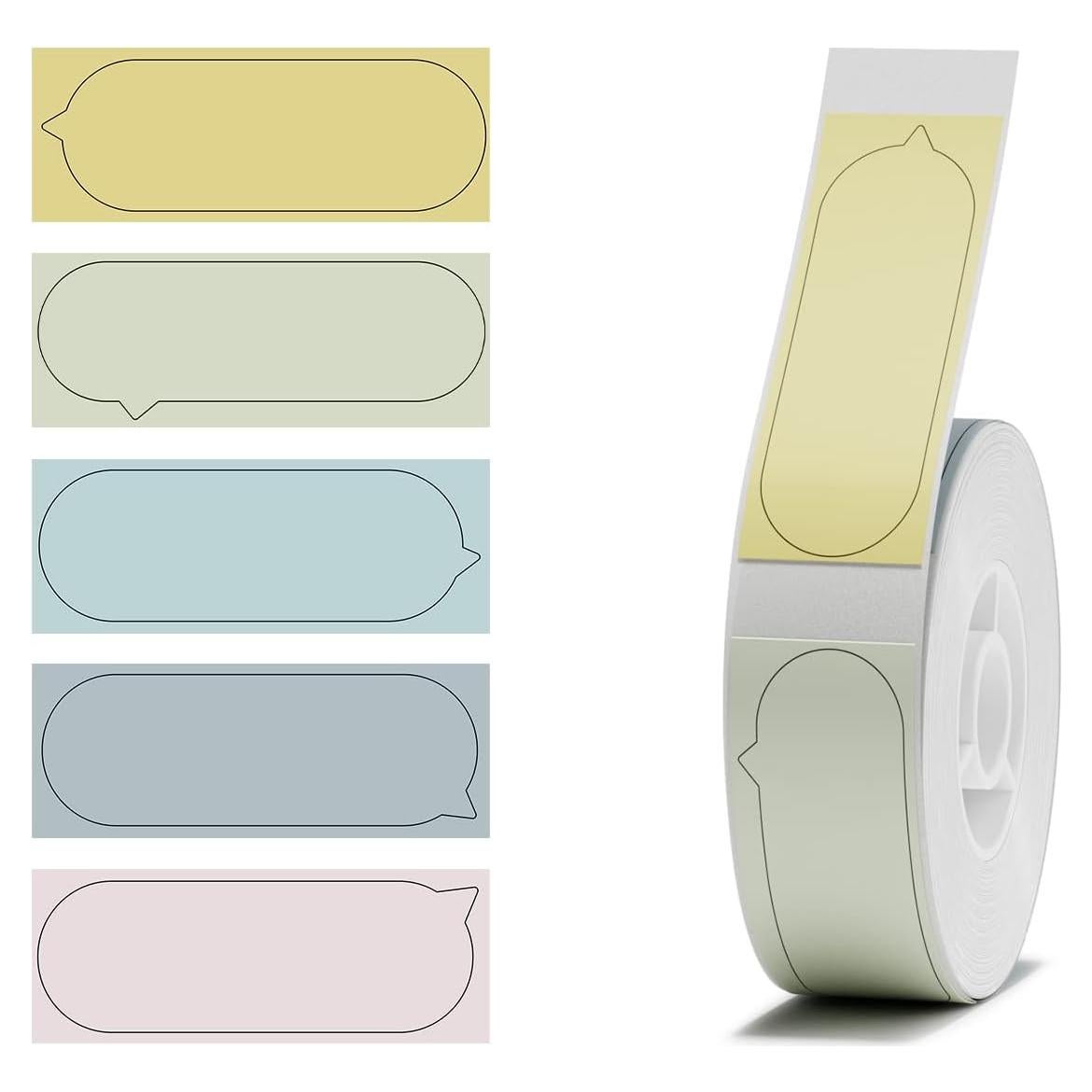 Cinta de Etiquetas NIIMBOT D11 14x40mm 5 Colores Papel Térmico