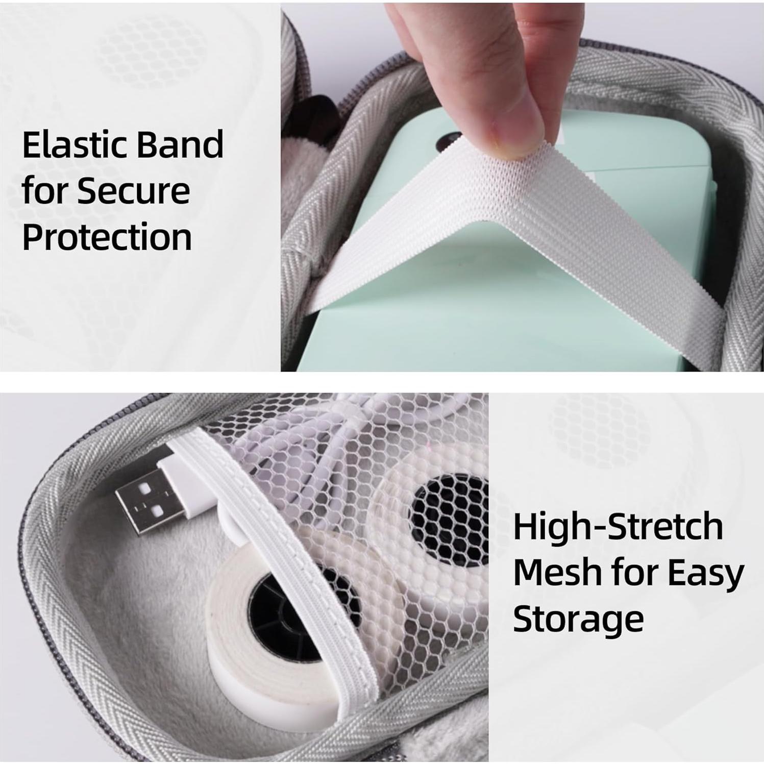 Funda de Transporte ORGSTA S001 para Impresora de Etiquetas Gris