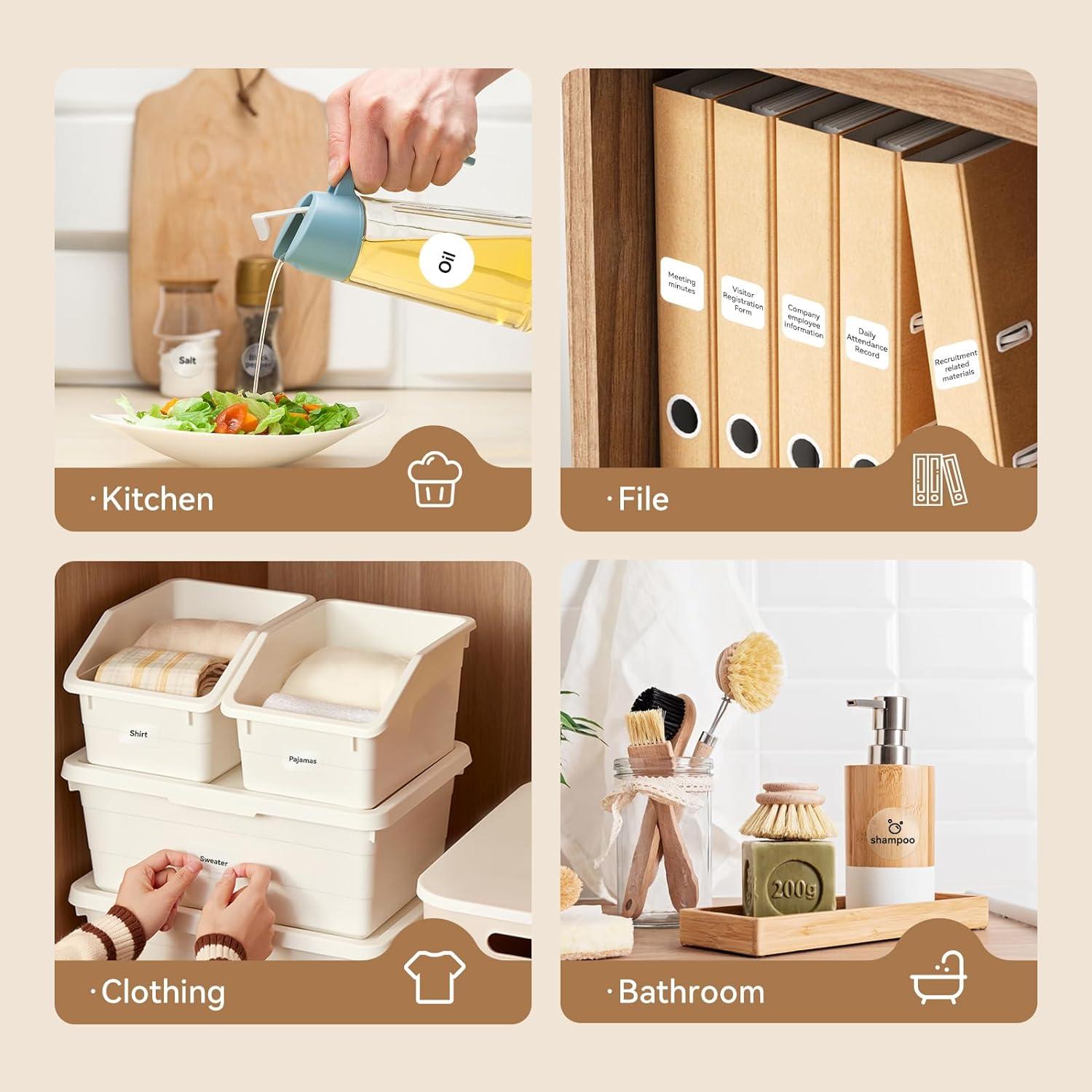 Etiquetas térmicas NIIMBOT B1/B21/B3S 50x30mm 230 etiquetas