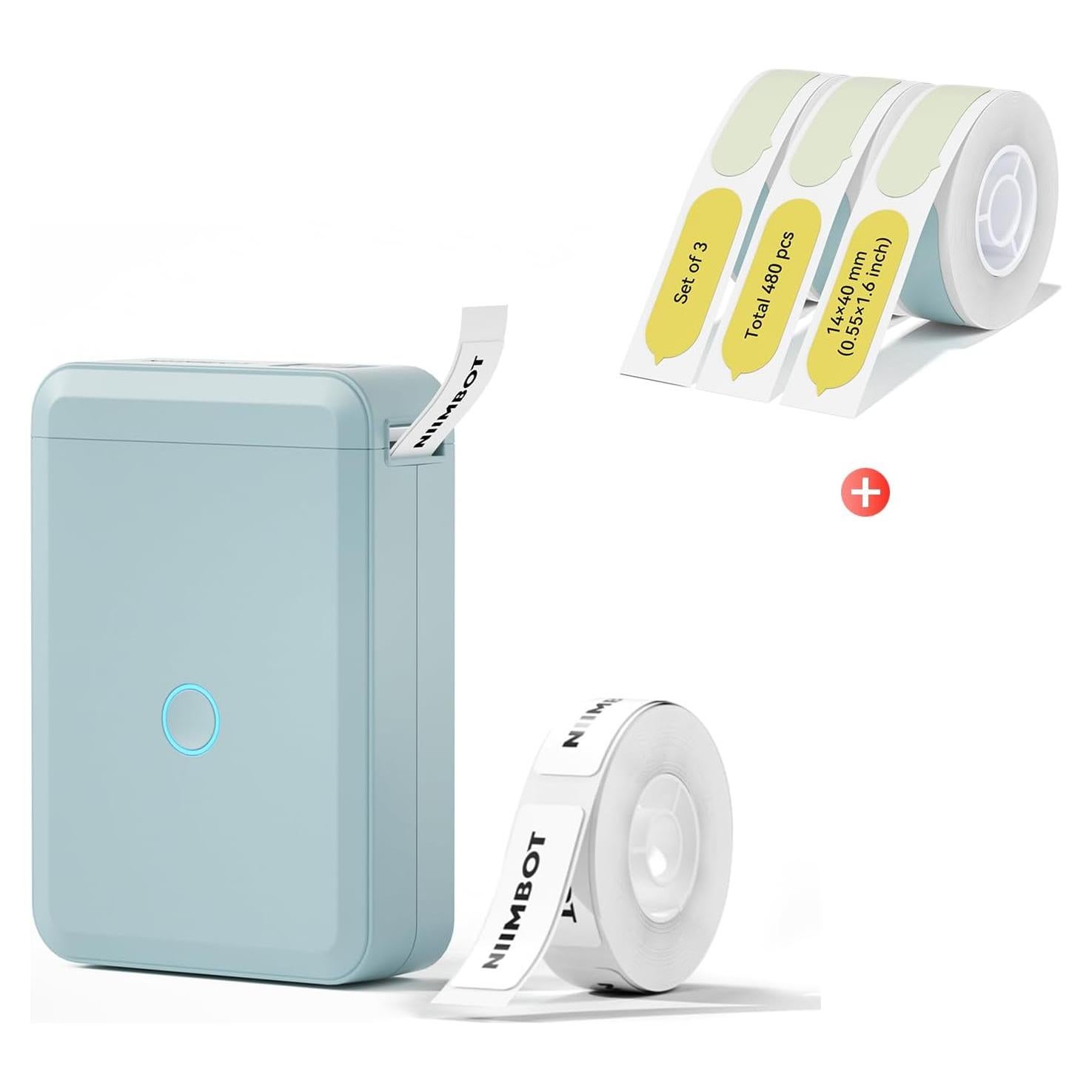 Impresora de Etiquetas NIIMBOT D110 + 4 Rollos de Cinta