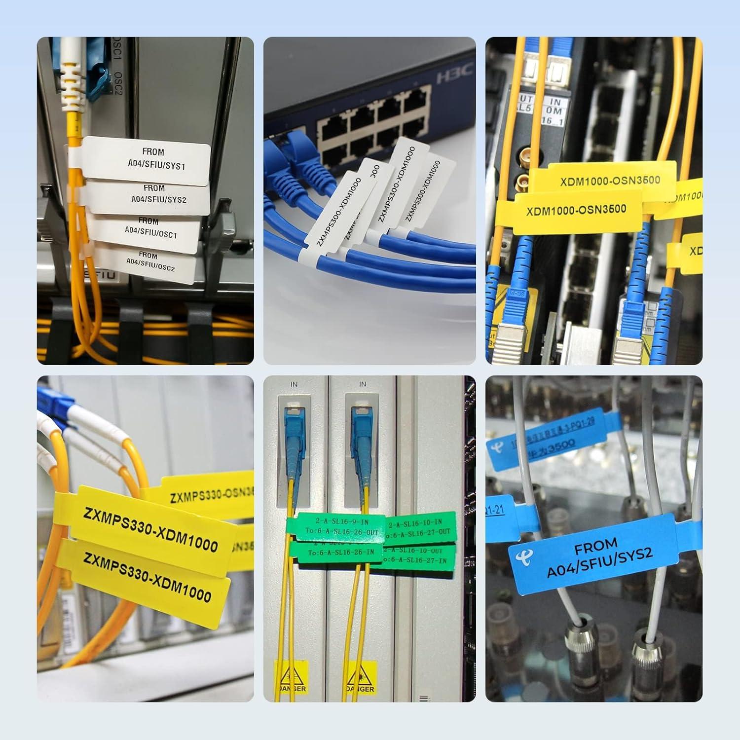 Etiquetas de Cable NIIMBOT B1/B21/B3S 100 Unidades 2,54x7,62cm