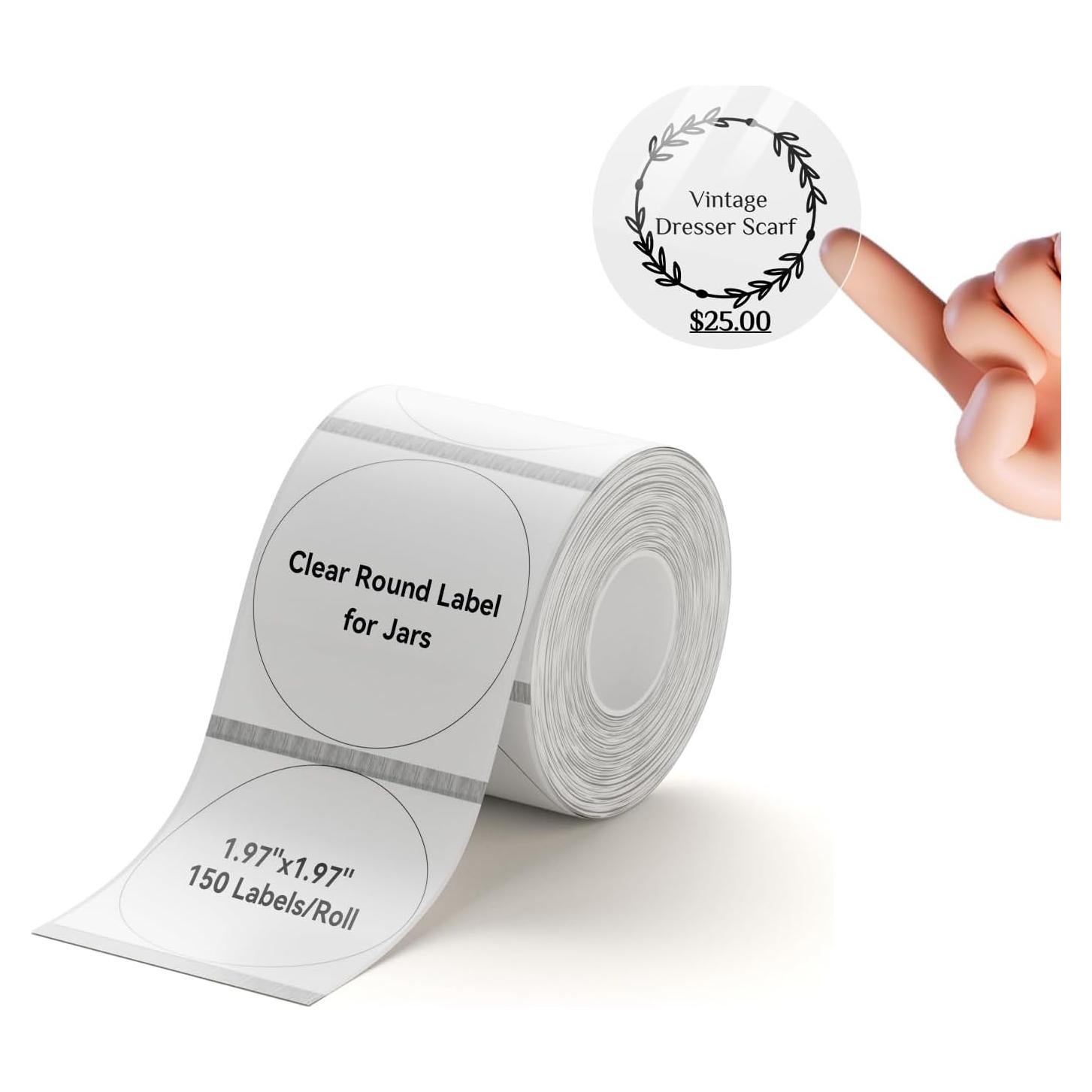 Cinta de Etiquetas NIIMBOT B1 50x50mm Transparente 230 Unidades