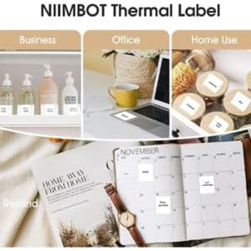 Cinta de Etiquetas INeedIt B21/B1/B3S 3 Rollos 50x30mm