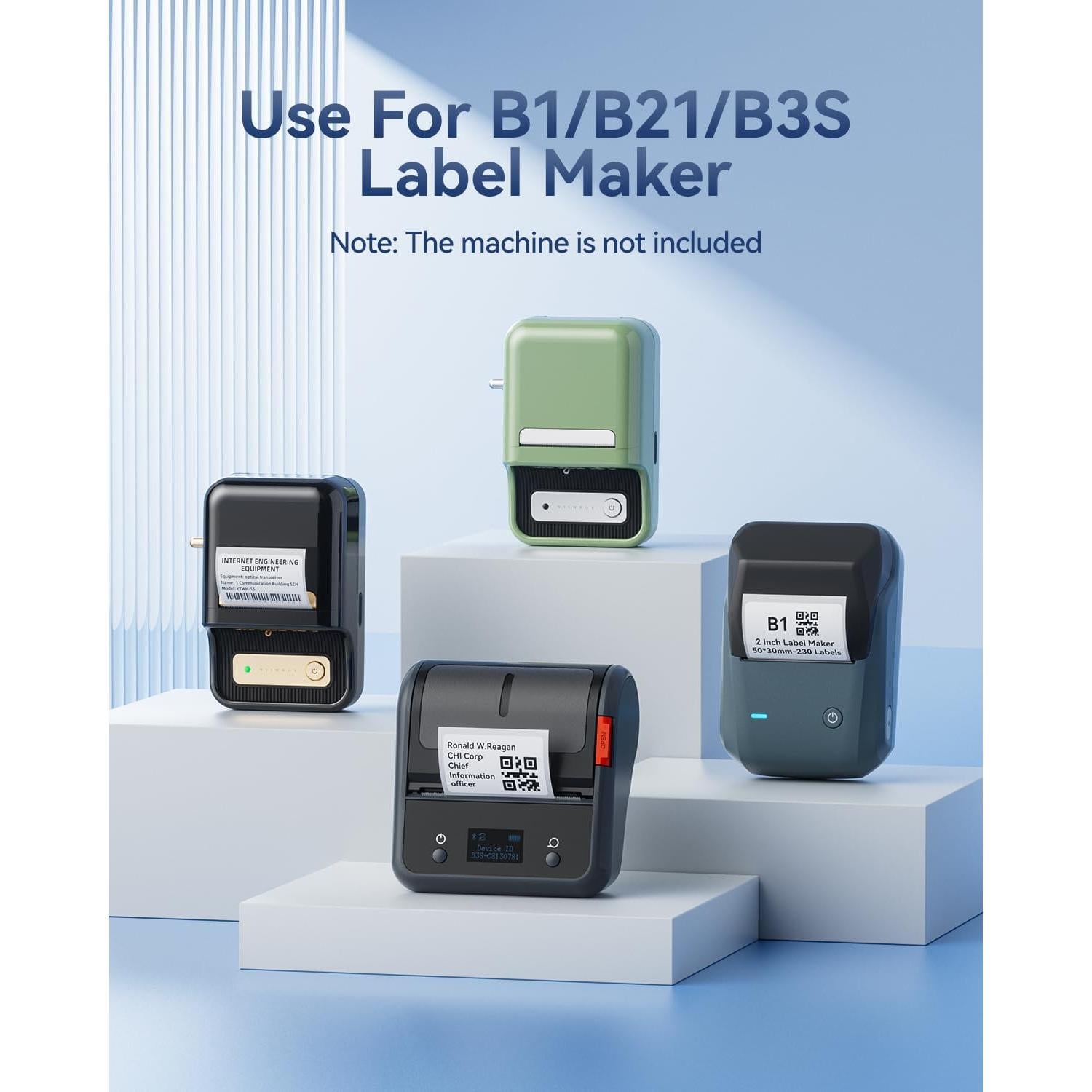 Cinta de Etiquetas NIIMBOT 40x30mm 230 Etiquetas Blancas