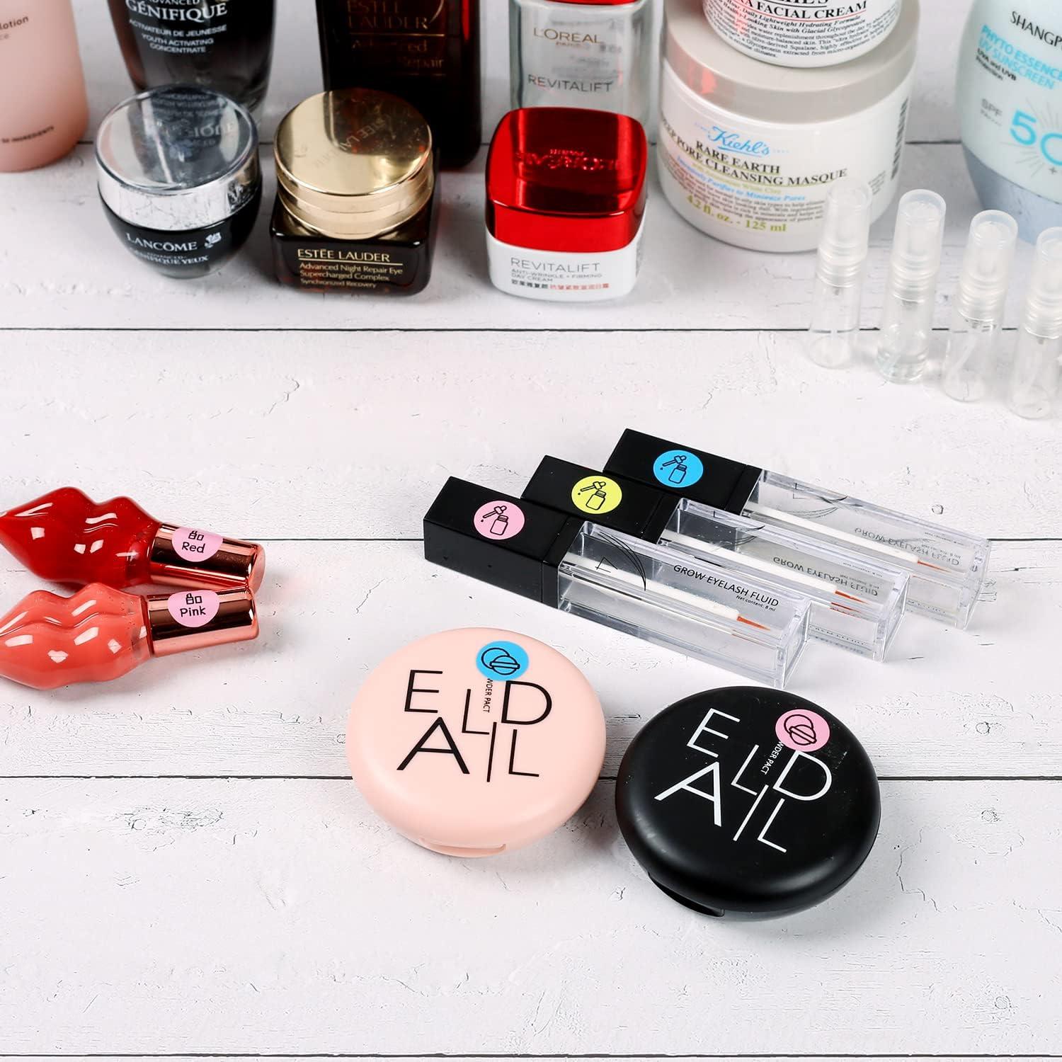 LMASBLTER D110M Blue Label Maker Machine with Tape+3 Rolls Mini Round,Fruit,Cute Fish Label Maker Tape