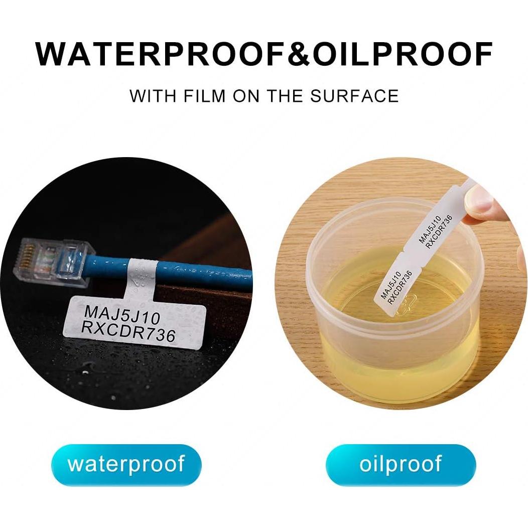 Cinta de Etiquetas NIIMBOT D11 Papel Laminado 1 Rollo 65 Pcs