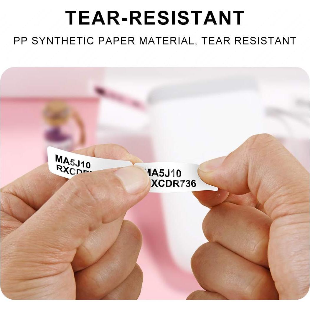 Cinta de Etiquetas NIIMBOT D11 Papel Laminado 1 Rollo 65 Pcs