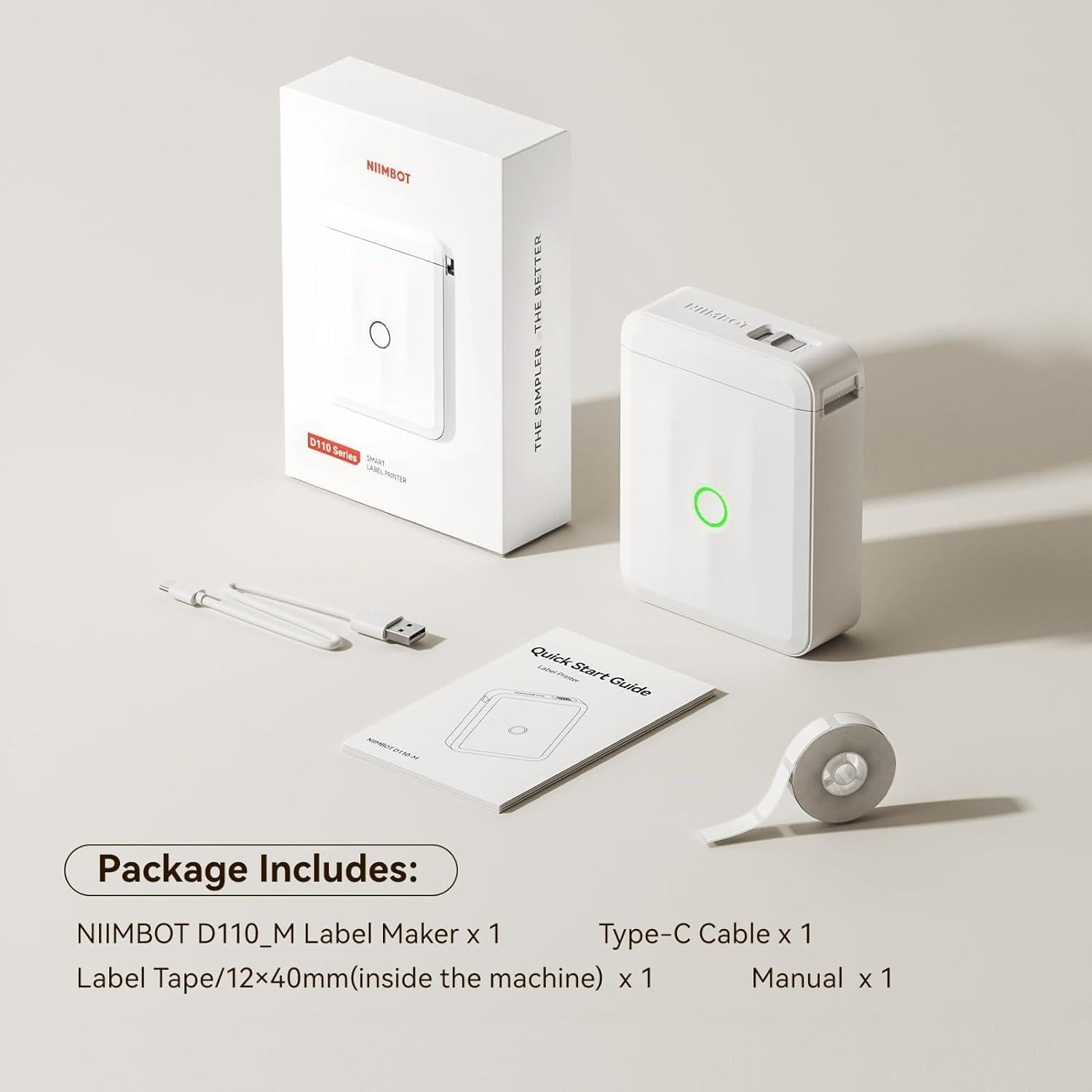 Impresora de Etiquetas Térmicas DAWALU D110-M Bluetooth 1.19 cm