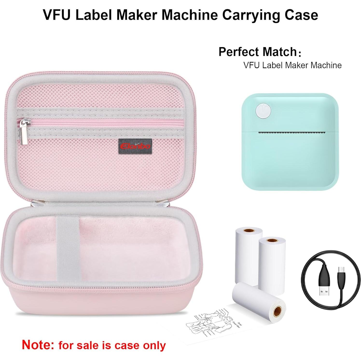 Funda de Transporte Elonbo para Máquina Etiquetadora VFU Rosa