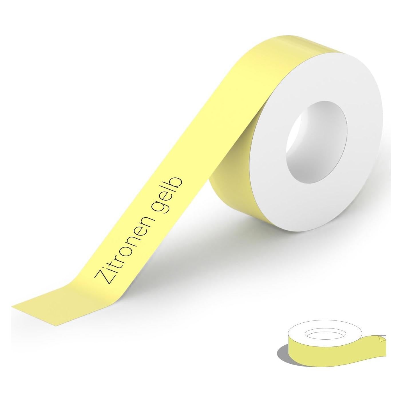 Cinta Etiquetadora PeriPage 14mm x 4.2m Amarillo