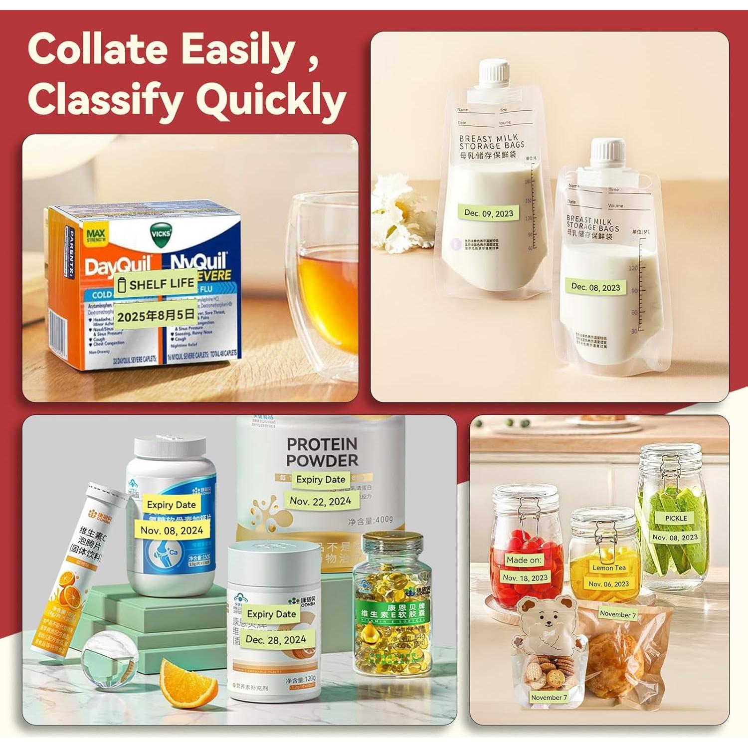 Cinta Etiquetadora PeriPage 14mm x 4.2m Amarillo