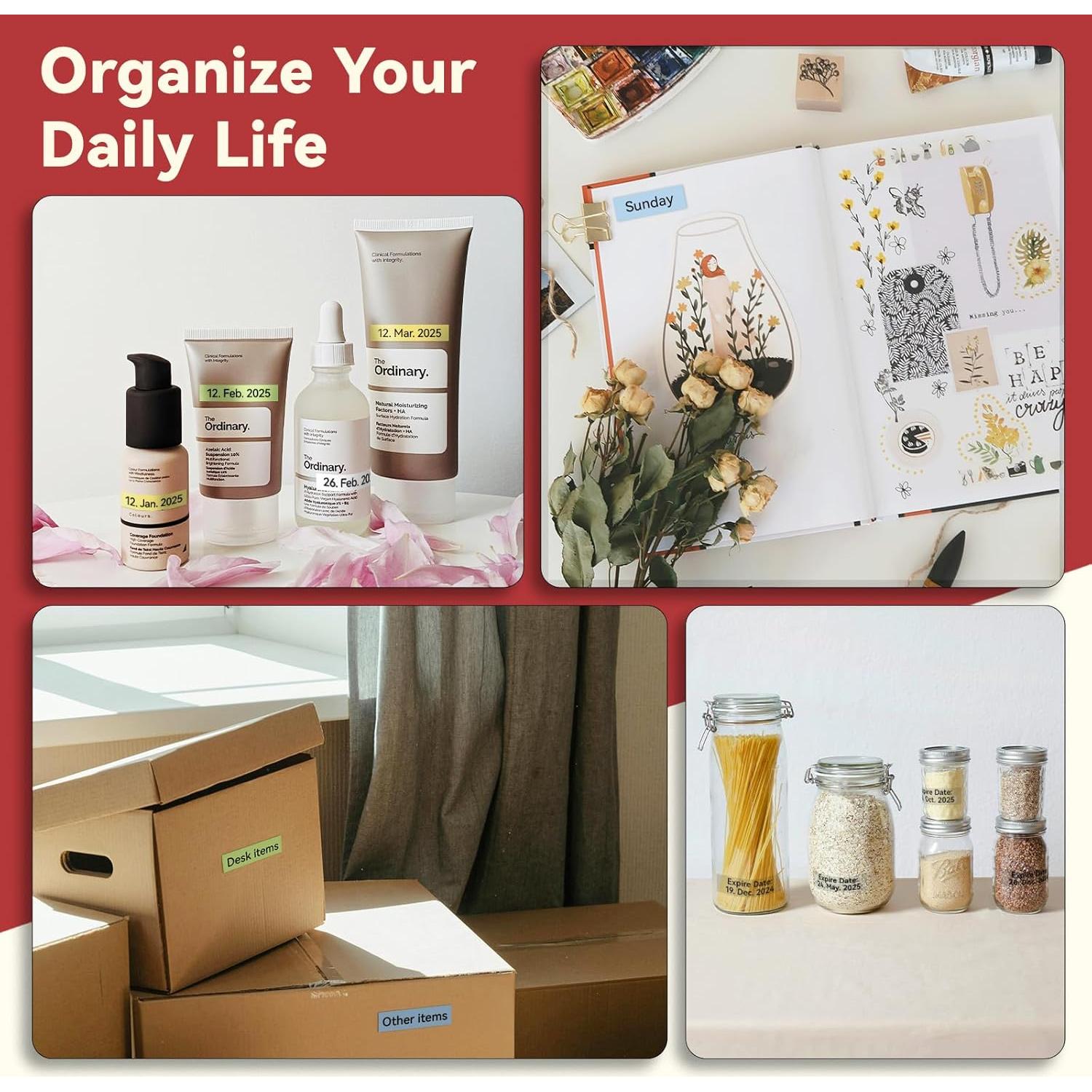 Cinta Etiquetadora PeriPage 14mm x 4.2m Amarillo