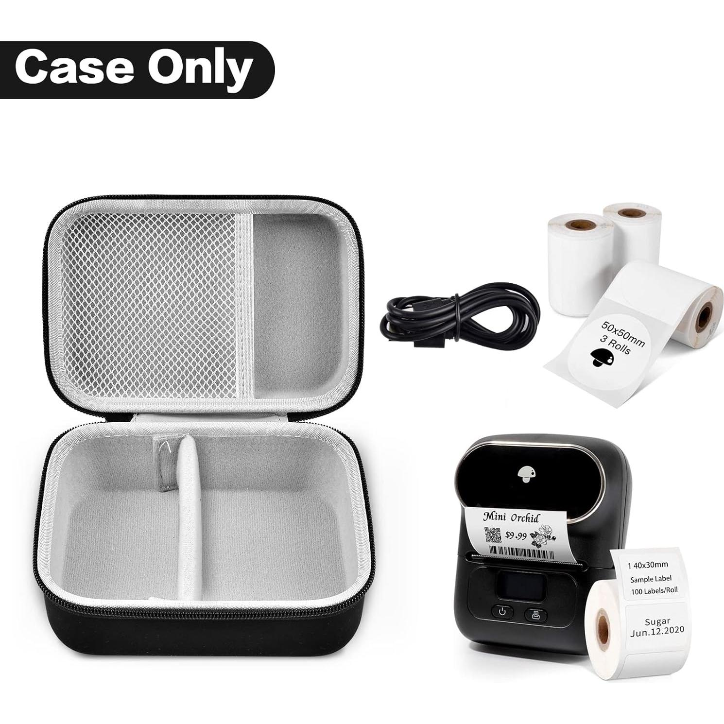 Funda Organizador para Etiquetadora Phomemo M110 Negra