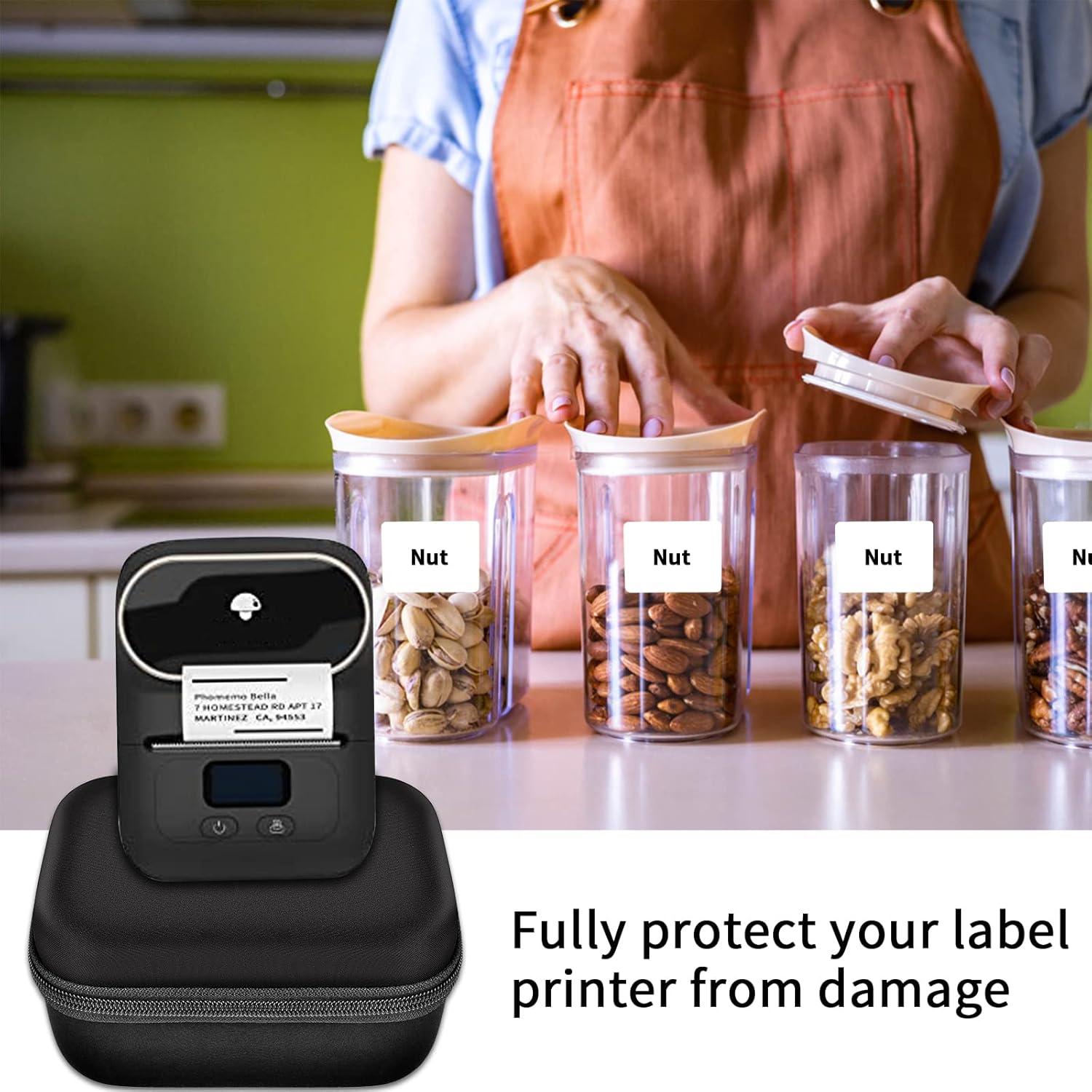 Funda Organizador para Etiquetadora Phomemo M110 Negra