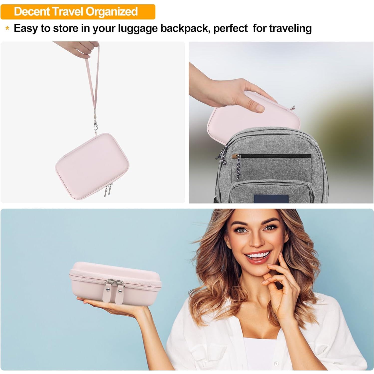 Funda de Transporte Elonbo para Impresora Etiquetas INVISEN Rosa