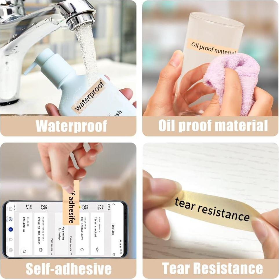 Cinta de Etiquetas RUNSEW para Impresora D30 15mm x 4m