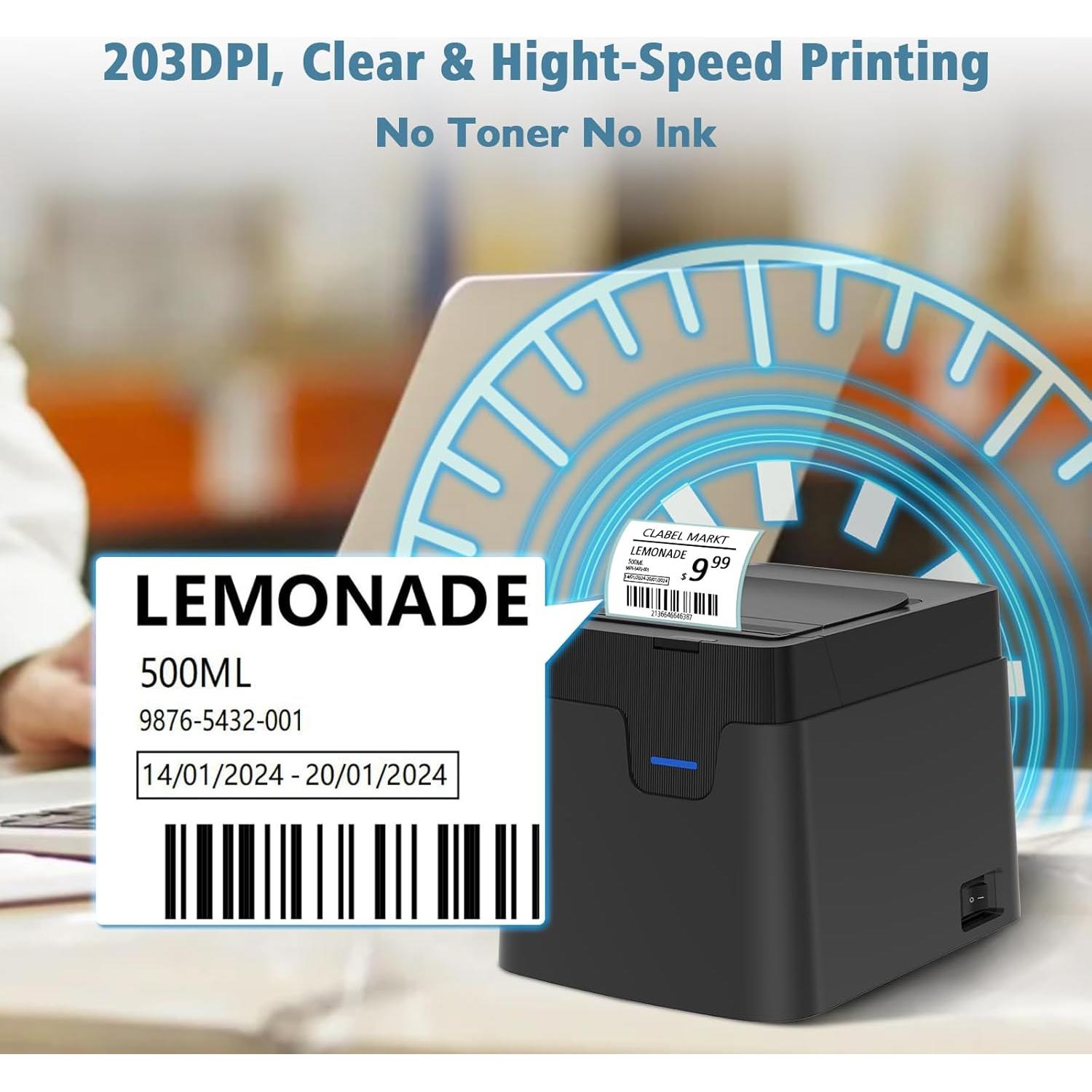 Impresora de Etiquetas CLABEL CT321D Bluetooth 203 DPI