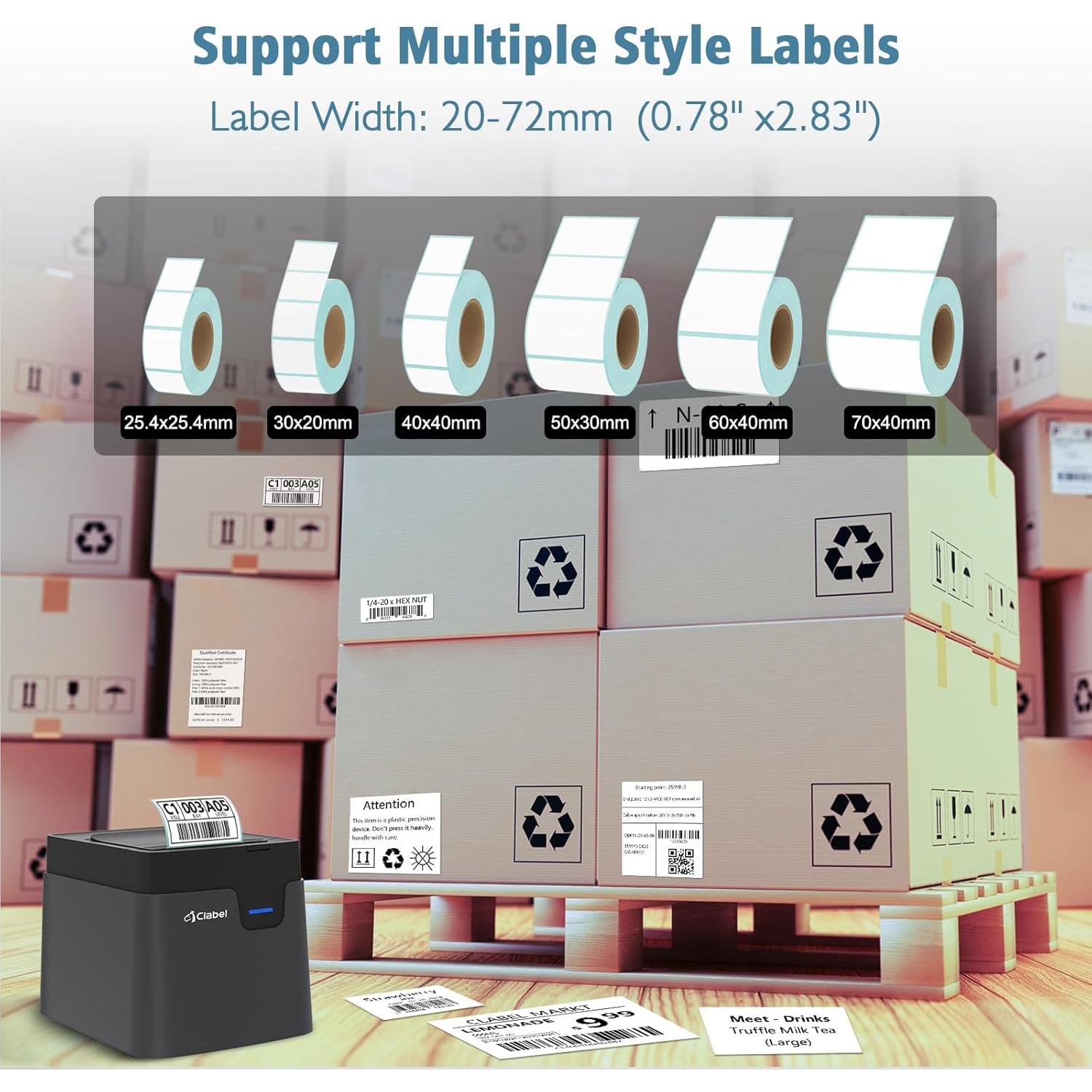 Impresora de Etiquetas CLABEL CT321D Bluetooth 203 DPI