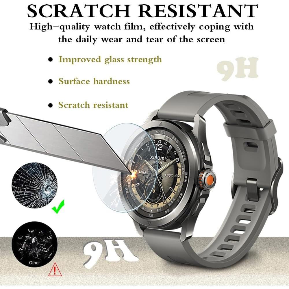 Protector de Pantalla Vidrio Templado para Xiaomi Watch S4 Sport